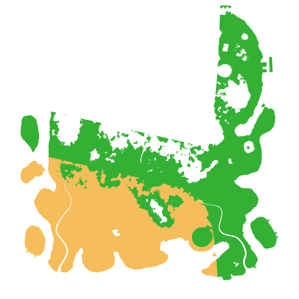 Biome Rust Map: Procedural Map, Size: 4000, Seed: 1140044955