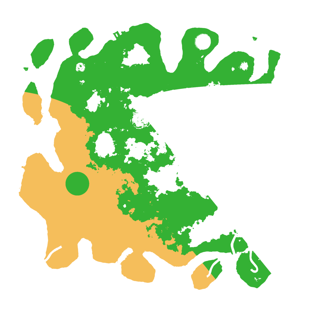 Biome Rust Map: Procedural Map, Size: 3500, Seed: 882312400