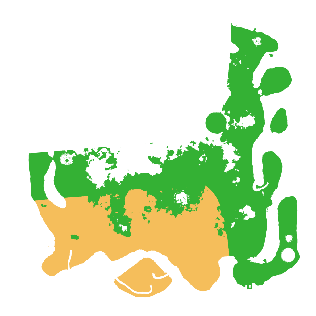 Biome Rust Map: Procedural Map, Size: 4000, Seed: 12547