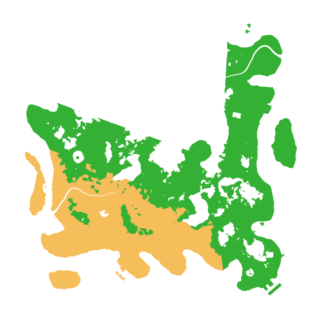Biome Rust Map: Procedural Map, Size: 4000, Seed: 133612