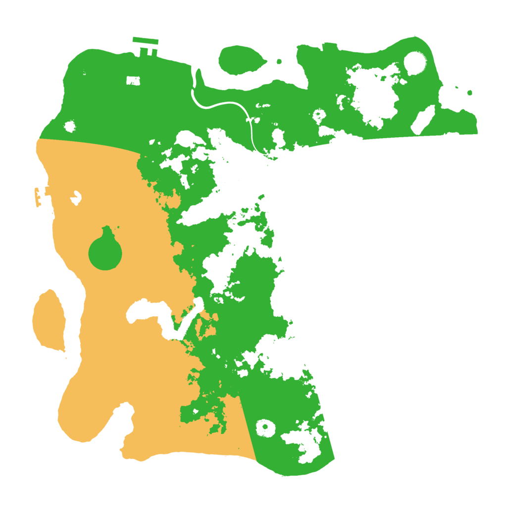 Biome Rust Map: Procedural Map, Size: 4000, Seed: 665829
