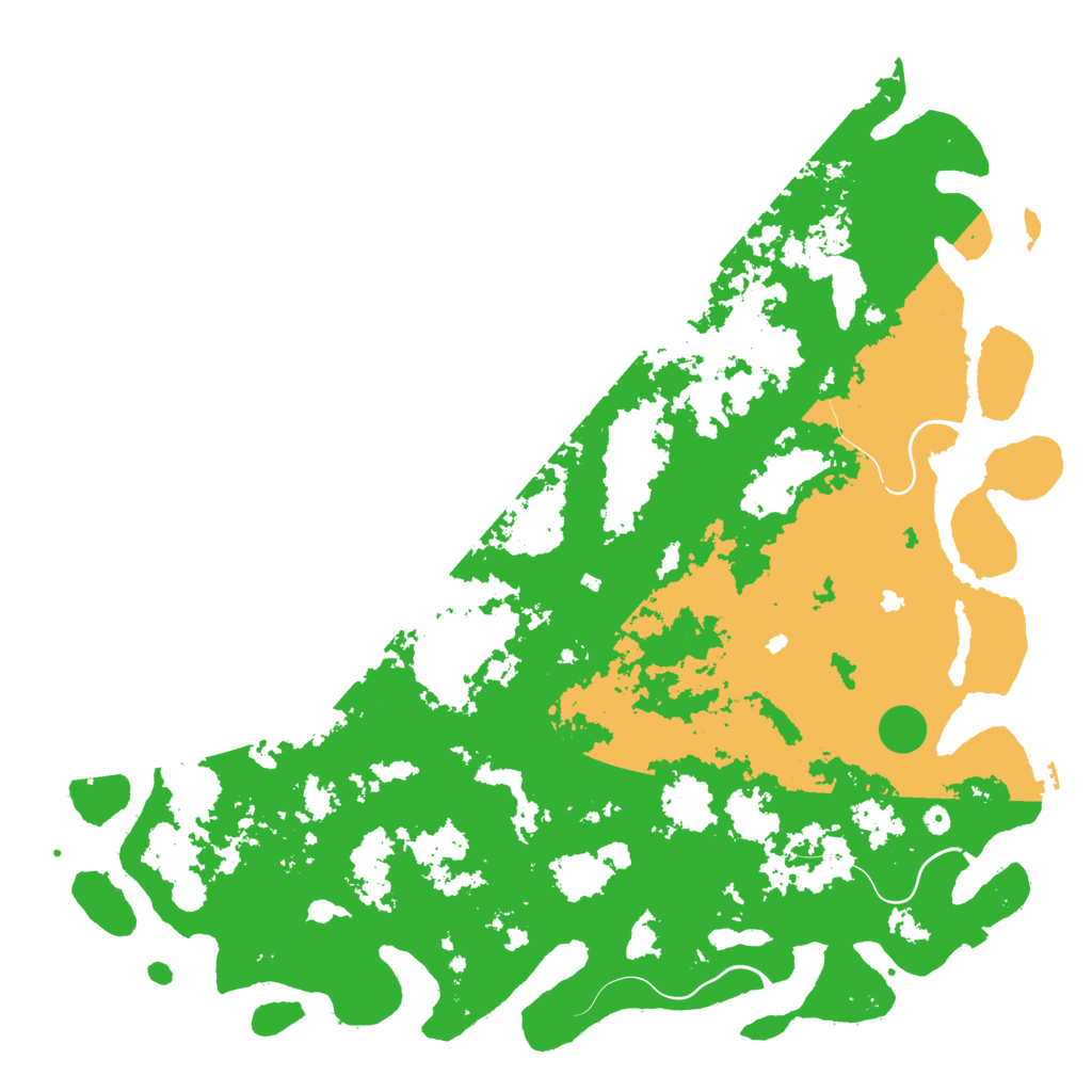 Biome Rust Map: Procedural Map, Size: 6000, Seed: 5678