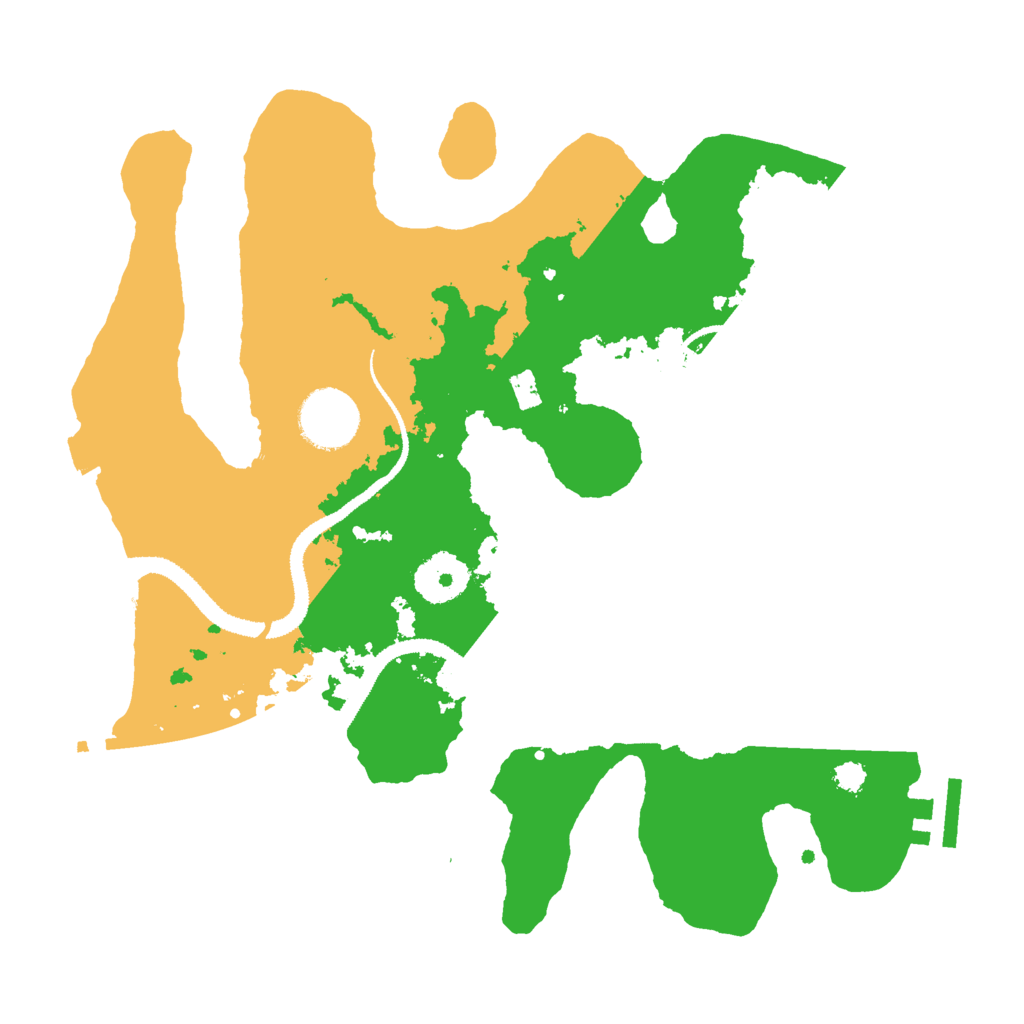 Biome Rust Map: Procedural Map, Size: 3000, Seed: 1864010817