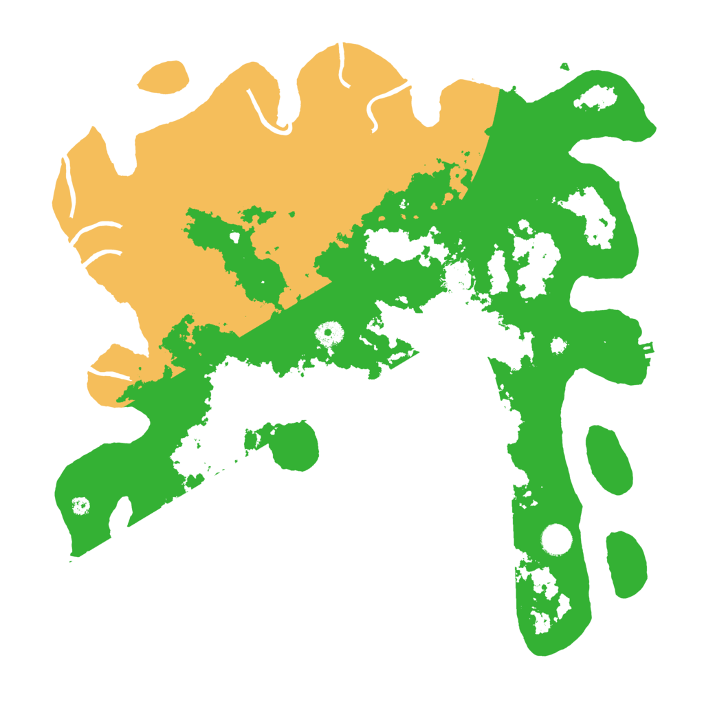 Biome Rust Map: Procedural Map, Size: 4000, Seed: 21153