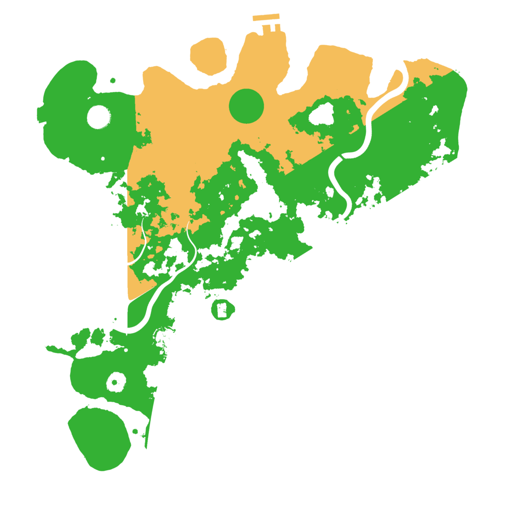 Biome Rust Map: Procedural Map, Size: 3850, Seed: 429789668