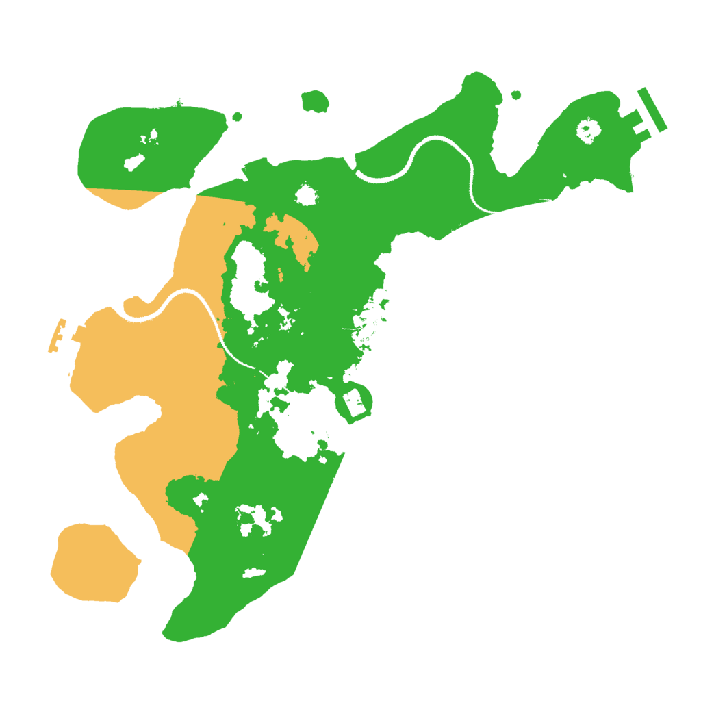 Biome Rust Map: Procedural Map, Size: 3000, Seed: 1414