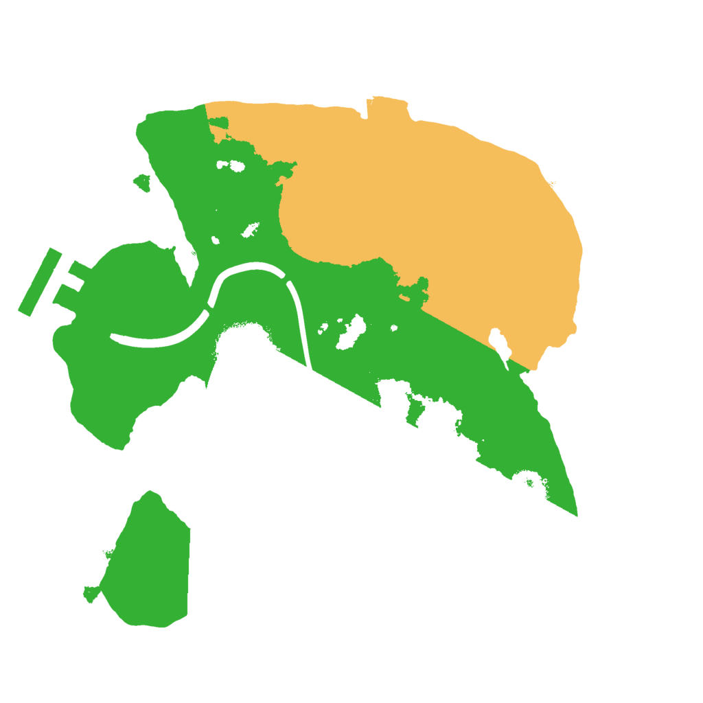 Biome Rust Map: Procedural Map, Size: 2000, Seed: 1161777943