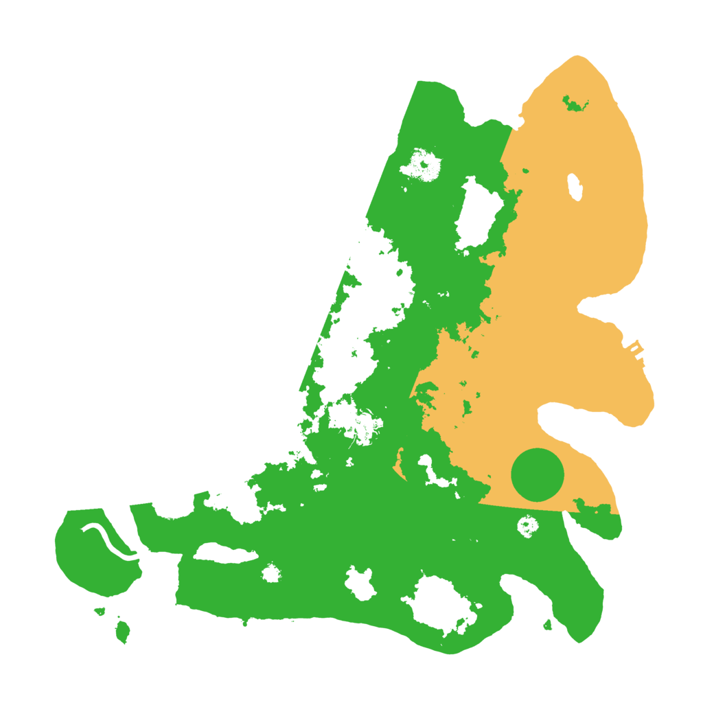 Biome Rust Map: Procedural Map, Size: 3500, Seed: 2116