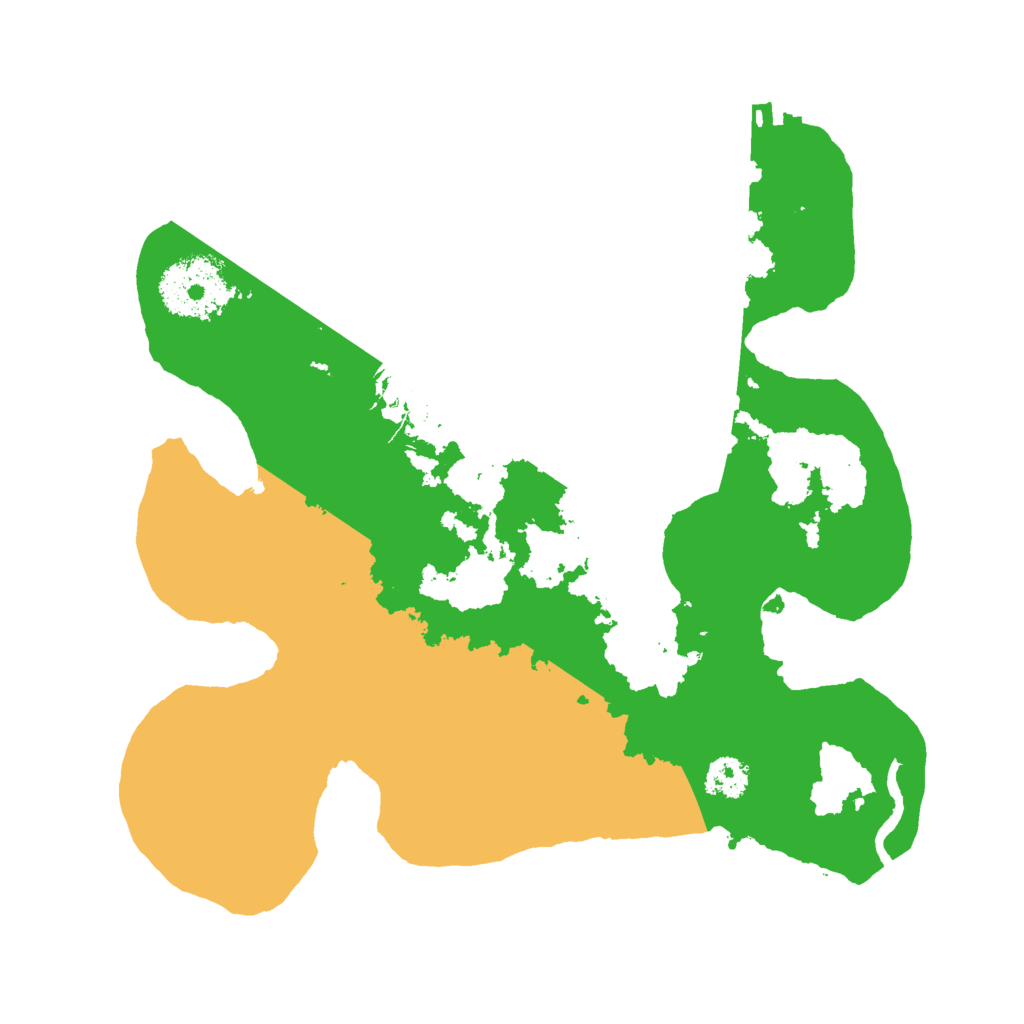 Biome Rust Map: Procedural Map, Size: 2500, Seed: 156750