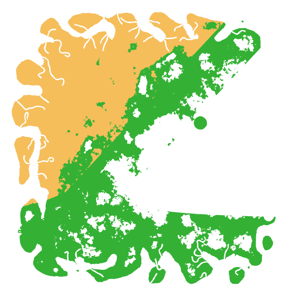 Biome Rust Map: Procedural Map, Size: 6000, Seed: 92535794