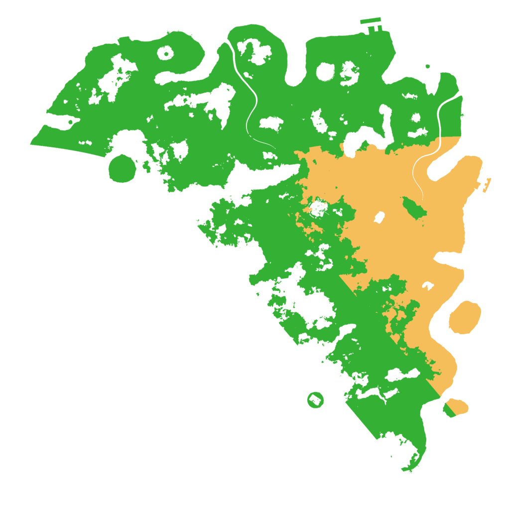 Biome Rust Map: Procedural Map, Size: 5000, Seed: 977857427