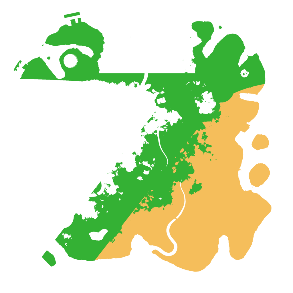 Biome Rust Map: Procedural Map, Size: 3750, Seed: 1868931771