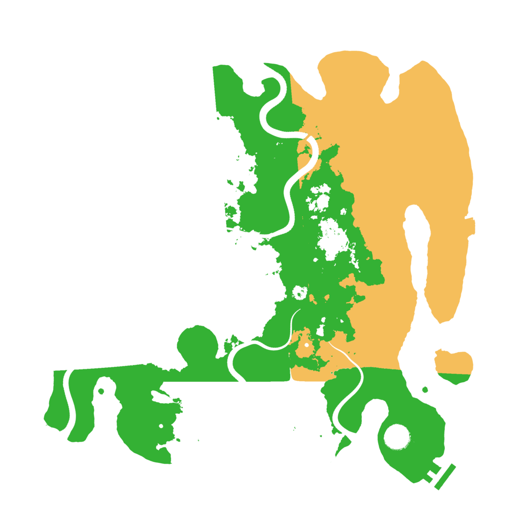 Biome Rust Map: Procedural Map, Size: 3500, Seed: 2132410188