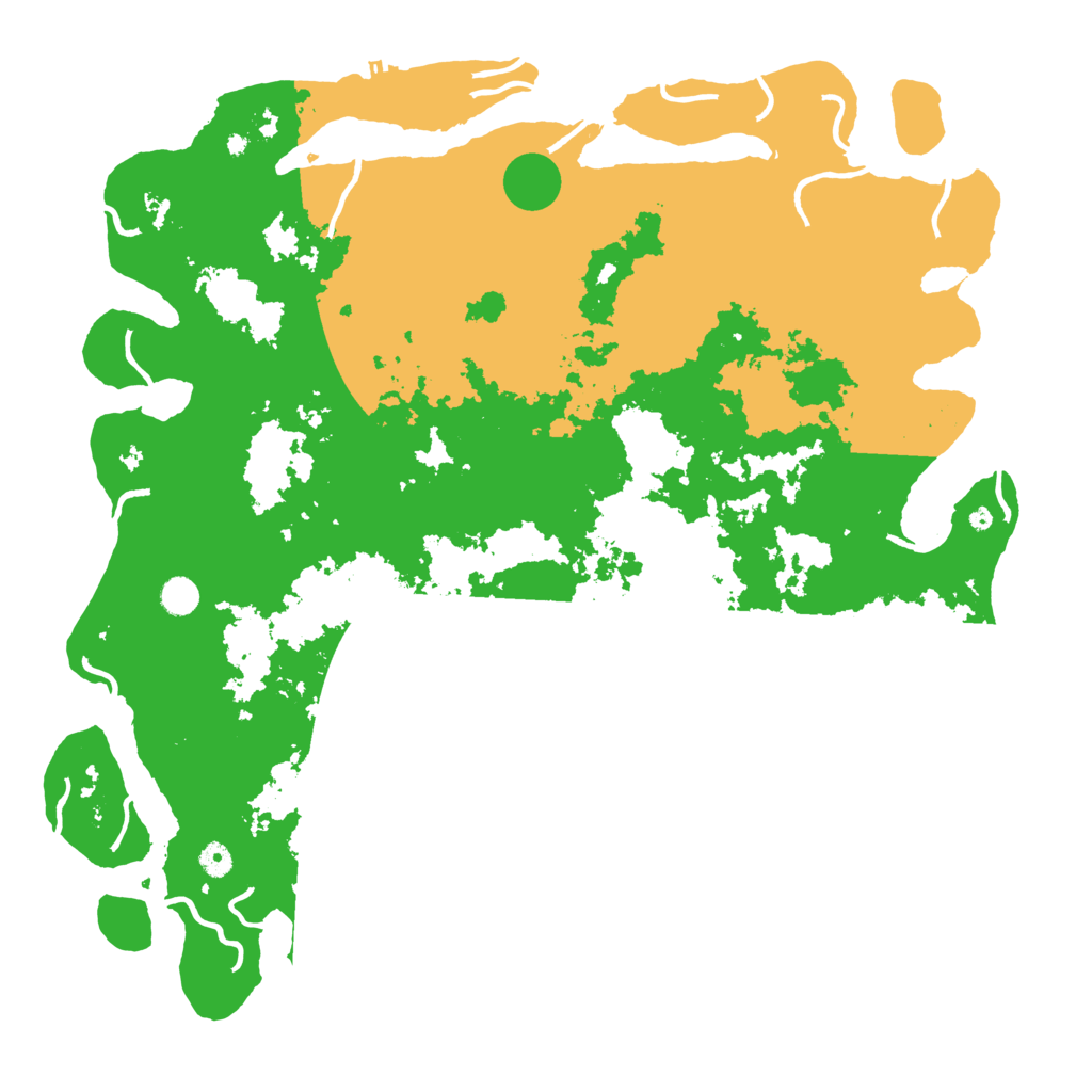 Biome Rust Map: Procedural Map, Size: 5000, Seed: 55184
