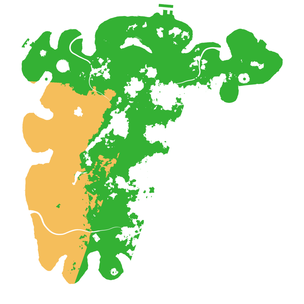 Biome Rust Map: Procedural Map, Size: 4250, Seed: 4093423