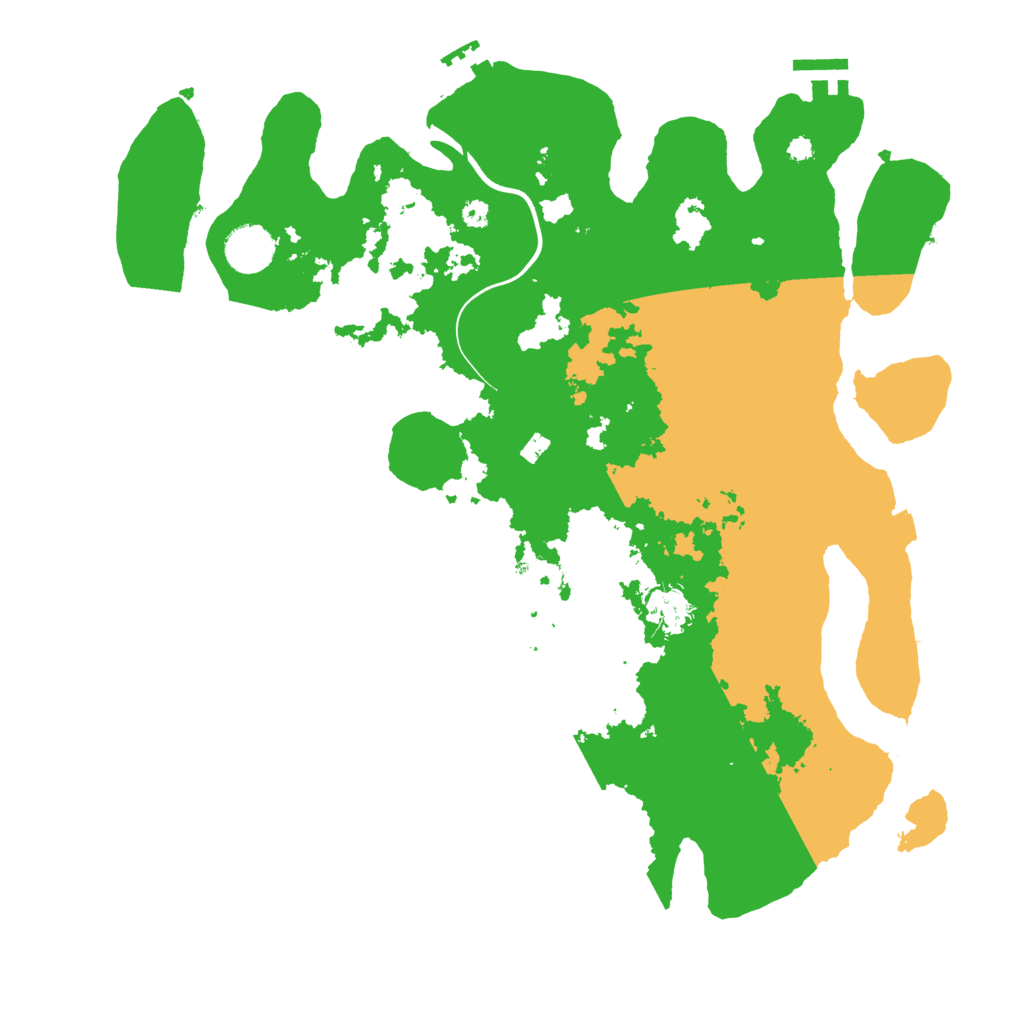 Biome Rust Map: Procedural Map, Size: 3750, Seed: 697