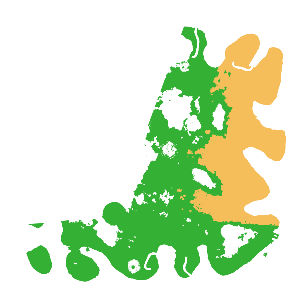 Biome Rust Map: Procedural Map, Size: 3550, Seed: 725193