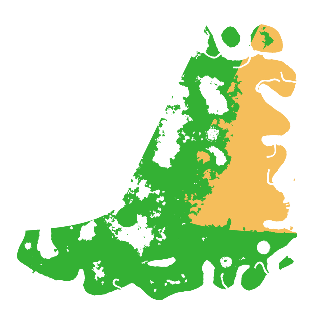 Biome Rust Map: Procedural Map, Size: 4250, Seed: 539063