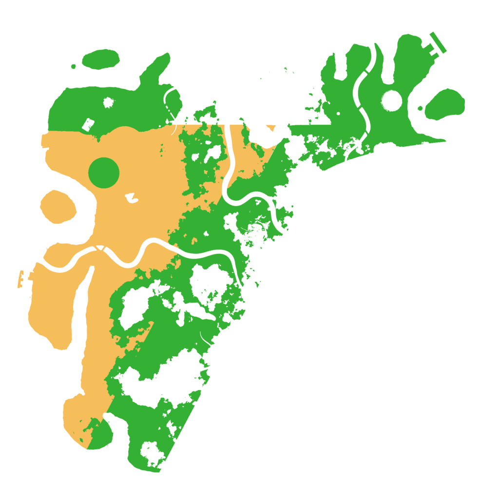 Biome Rust Map: Procedural Map, Size: 4250, Seed: 2689393