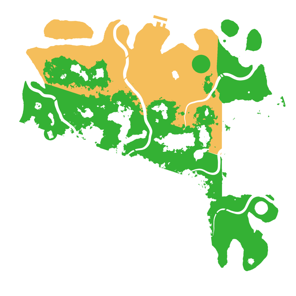 Biome Rust Map: Procedural Map, Size: 4250, Seed: 886051