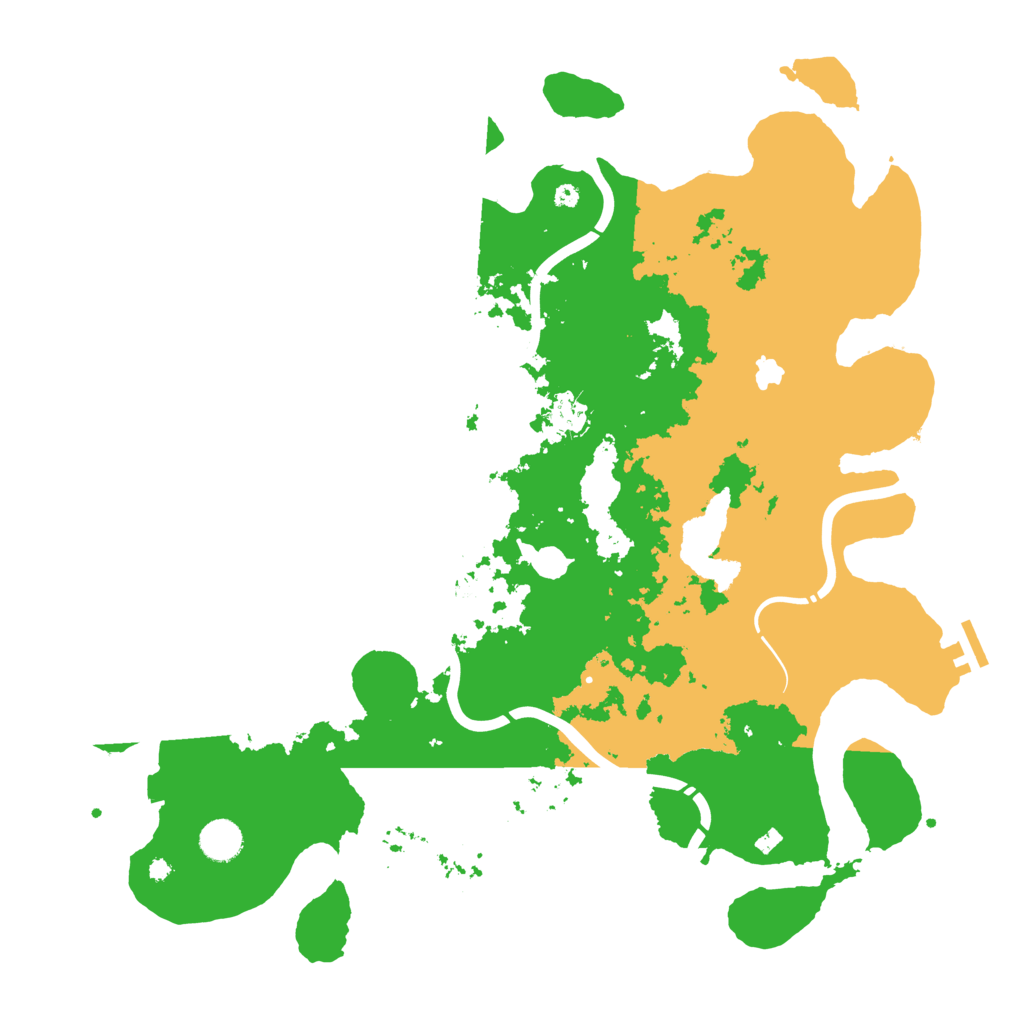 Biome Rust Map: Procedural Map, Size: 4250, Seed: 710507