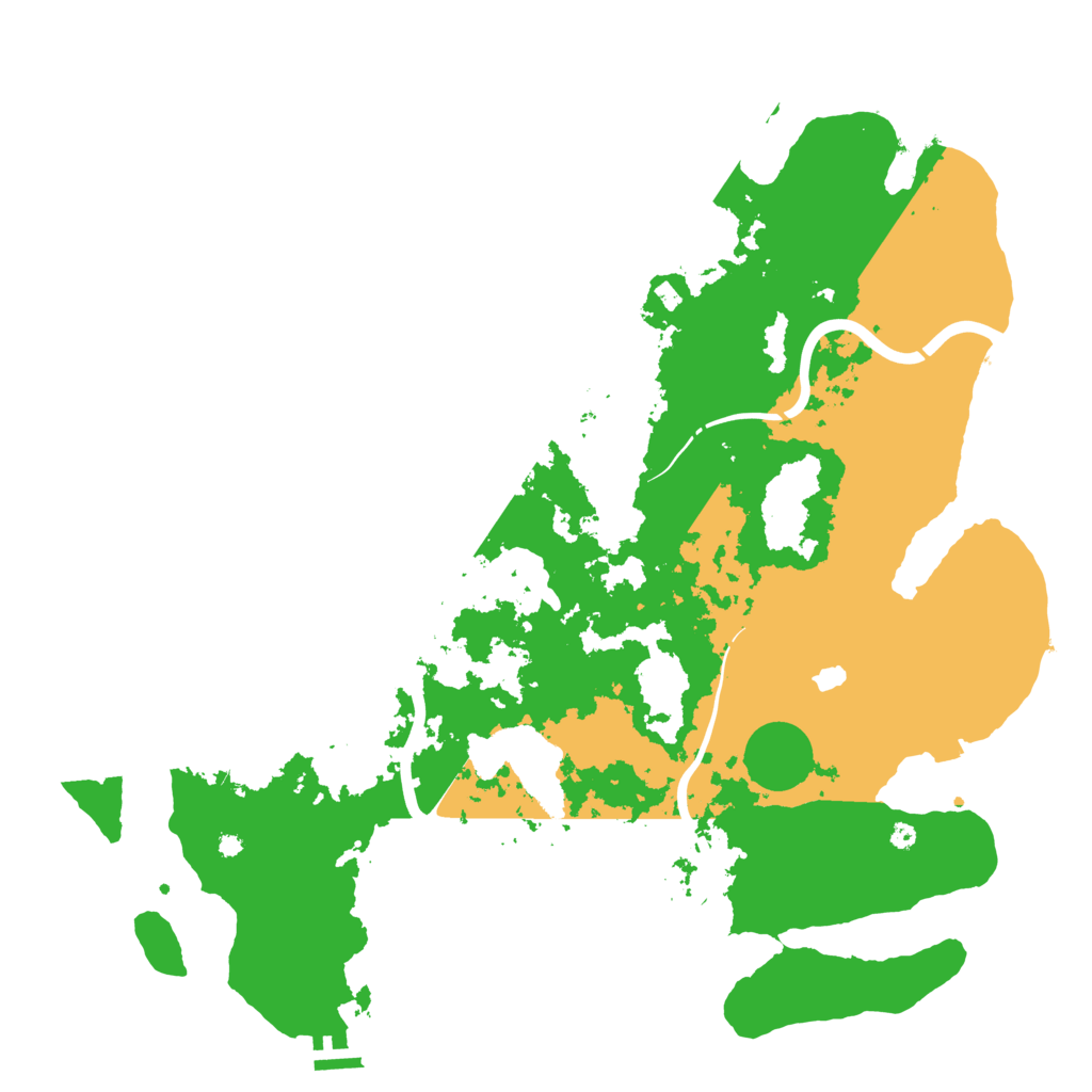 Biome Rust Map: Procedural Map, Size: 4250, Seed: 1911980