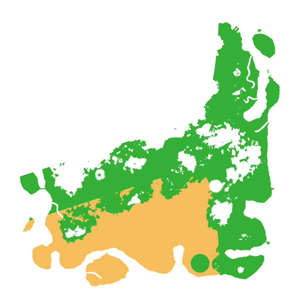 Biome Rust Map: Procedural Map, Size: 4250, Seed: 5158865