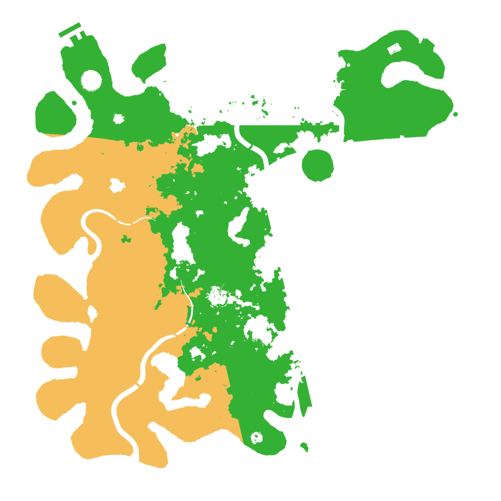 Biome Rust Map: Procedural Map, Size: 4250, Seed: 2823141