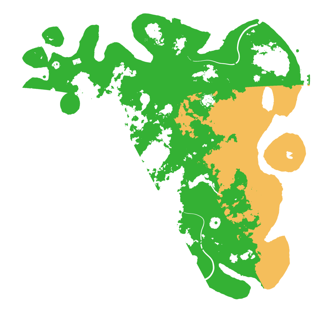 Biome Rust Map: Procedural Map, Size: 4250, Seed: 6291390