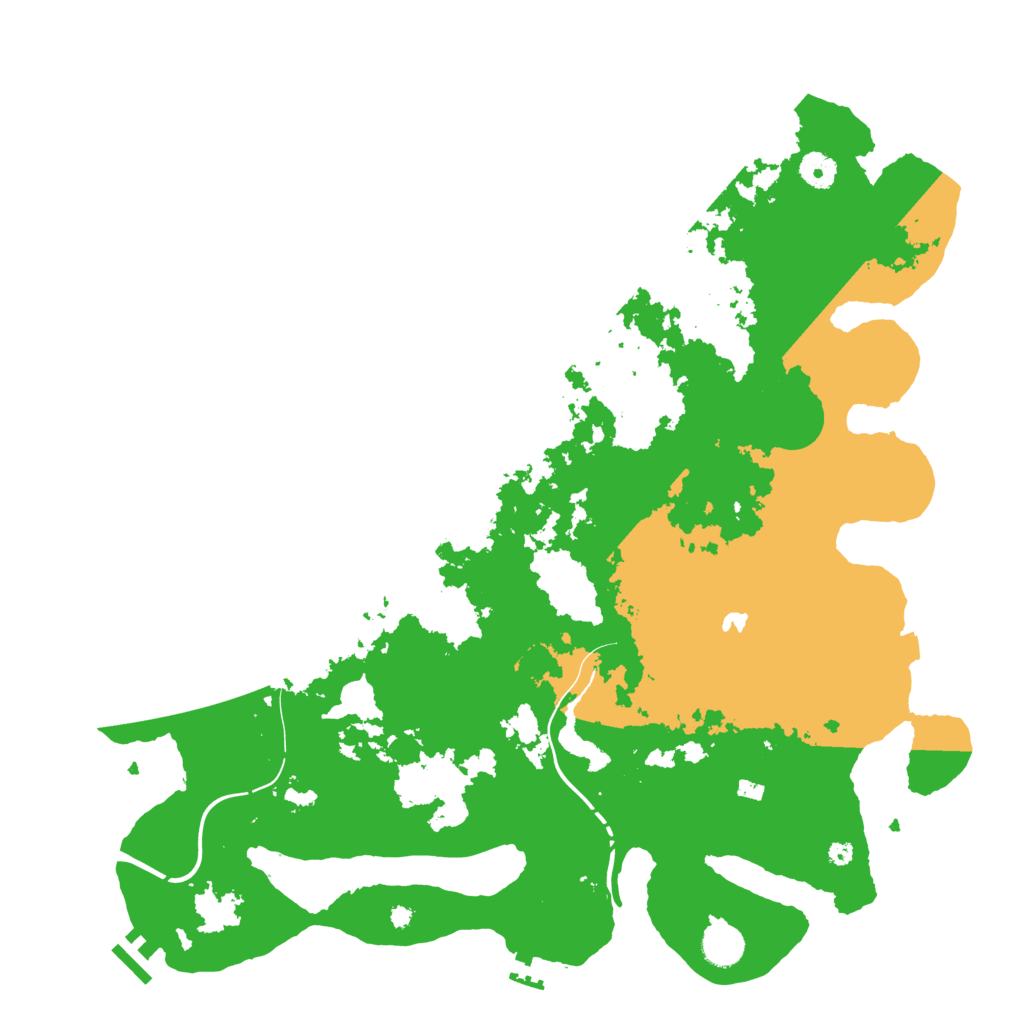 Biome Rust Map: Procedural Map, Size: 4250, Seed: 6129333