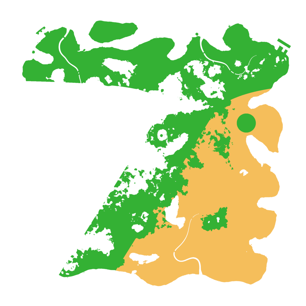 Biome Rust Map: Procedural Map, Size: 4250, Seed: 1734561