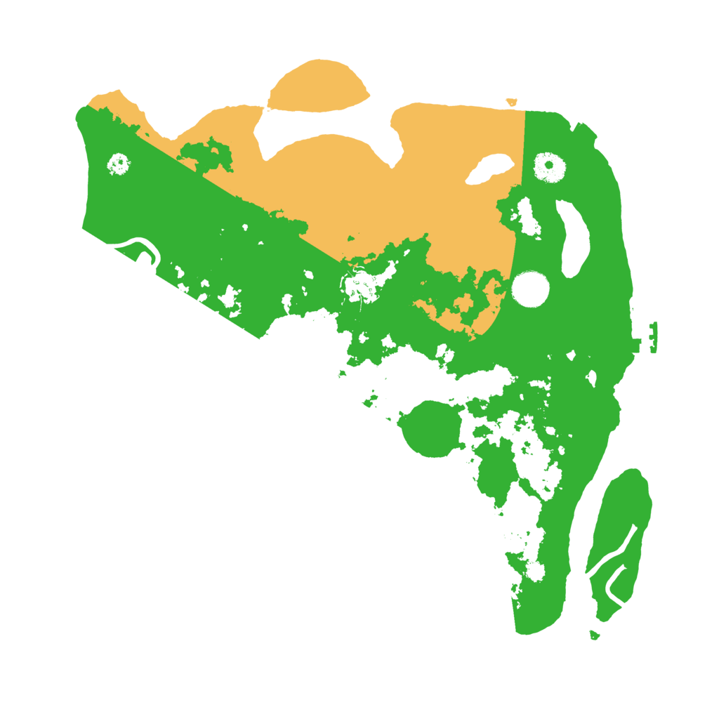 Biome Rust Map: Procedural Map, Size: 3500, Seed: 6285939