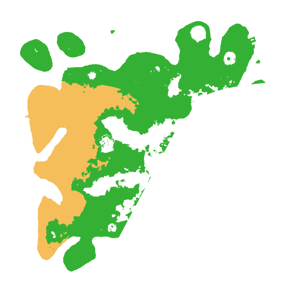 Biome Rust Map: Procedural Map, Size: 3500, Seed: 123517