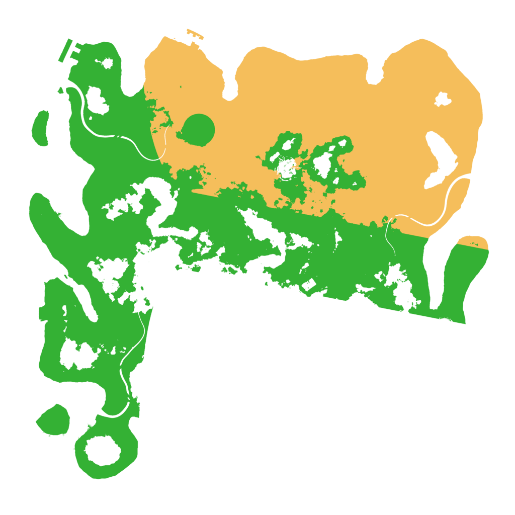 Biome Rust Map: Procedural Map, Size: 4250, Seed: 2186874