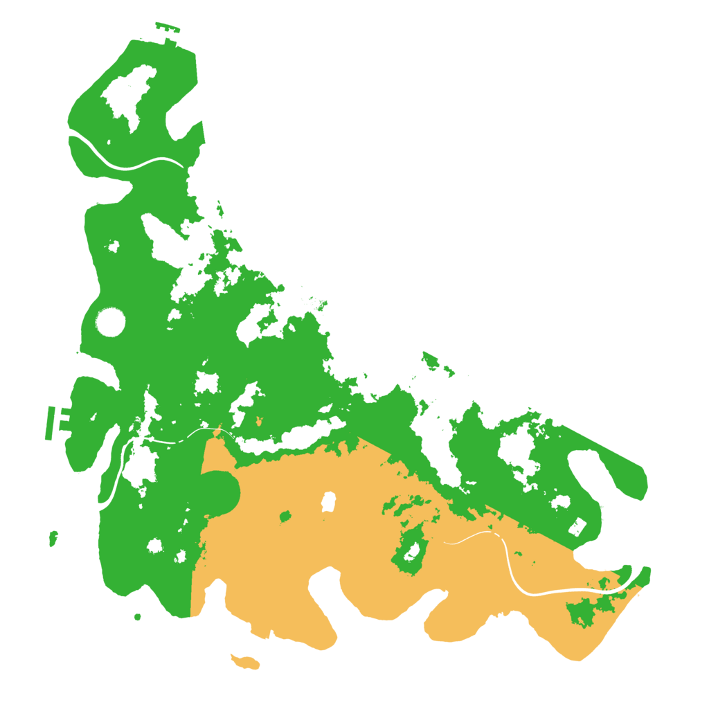 Biome Rust Map: Procedural Map, Size: 4250, Seed: 5321571