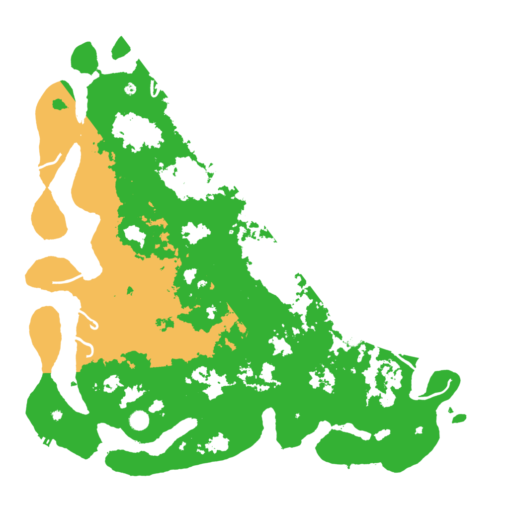 Biome Rust Map: Procedural Map, Size: 4500, Seed: 546496