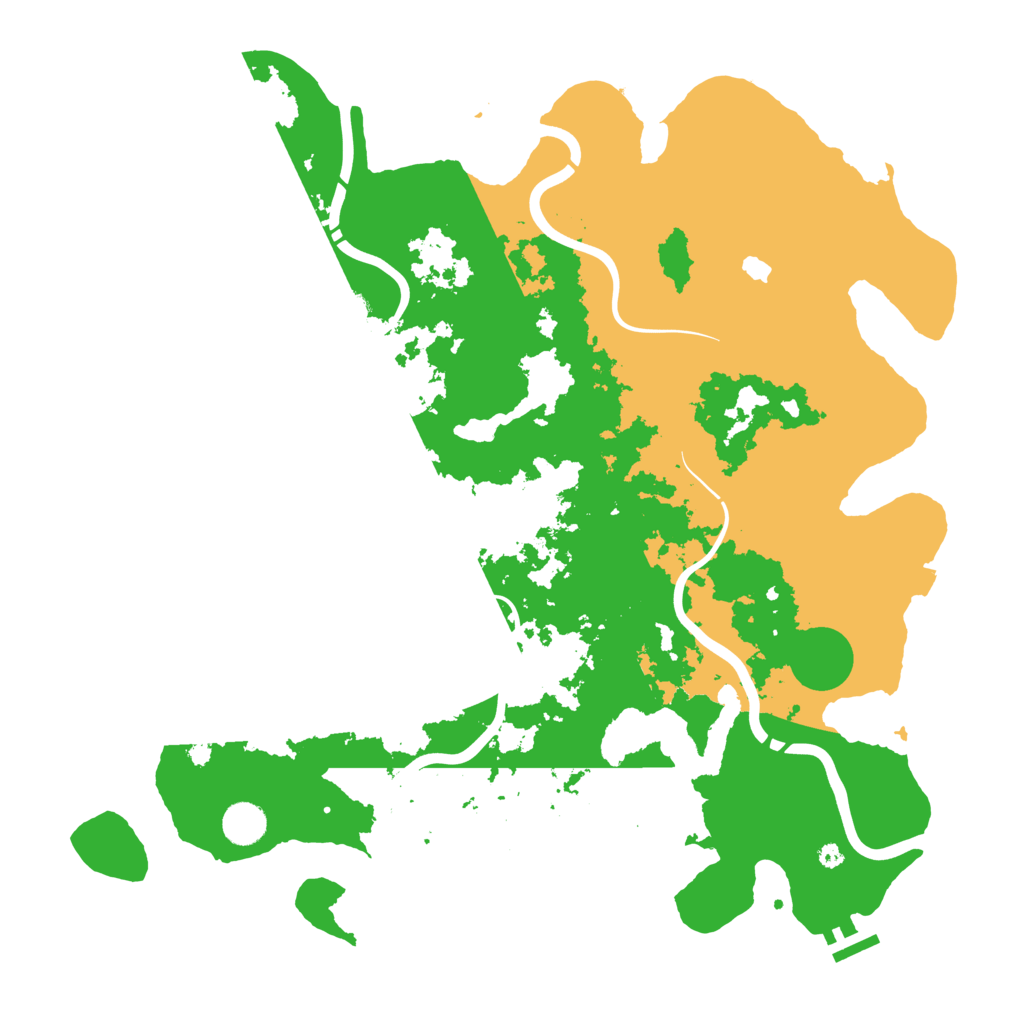 Biome Rust Map: Procedural Map, Size: 4250, Seed: 3594401