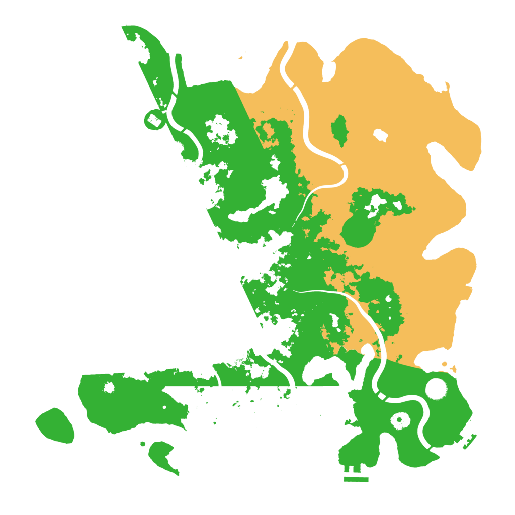 Biome Rust Map: Procedural Map, Size: 4250, Seed: 3594401