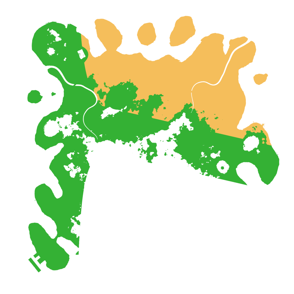 Biome Rust Map: Procedural Map, Size: 3600, Seed: 5813456