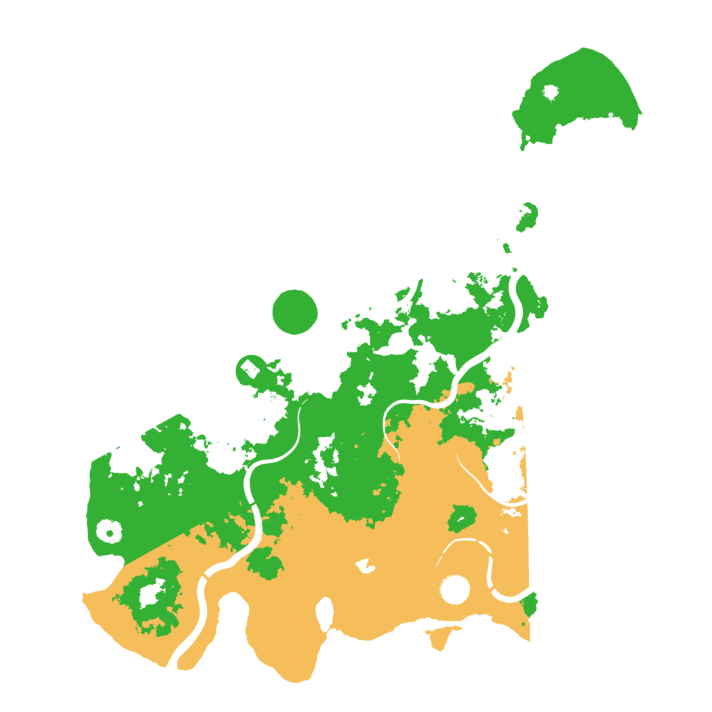 Biome Rust Map: Procedural Map, Size: 4250, Seed: 2654512