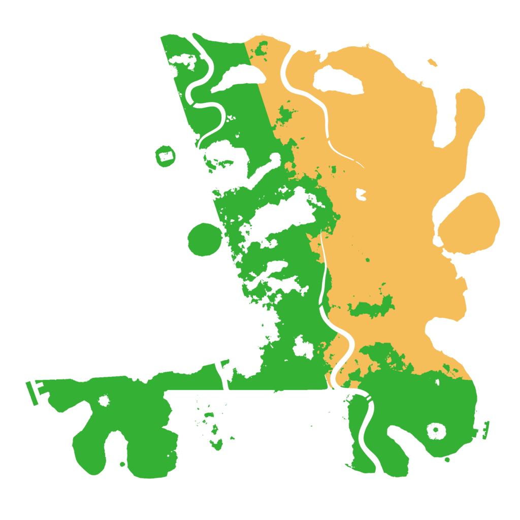 Biome Rust Map: Procedural Map, Size: 4250, Seed: 6074378
