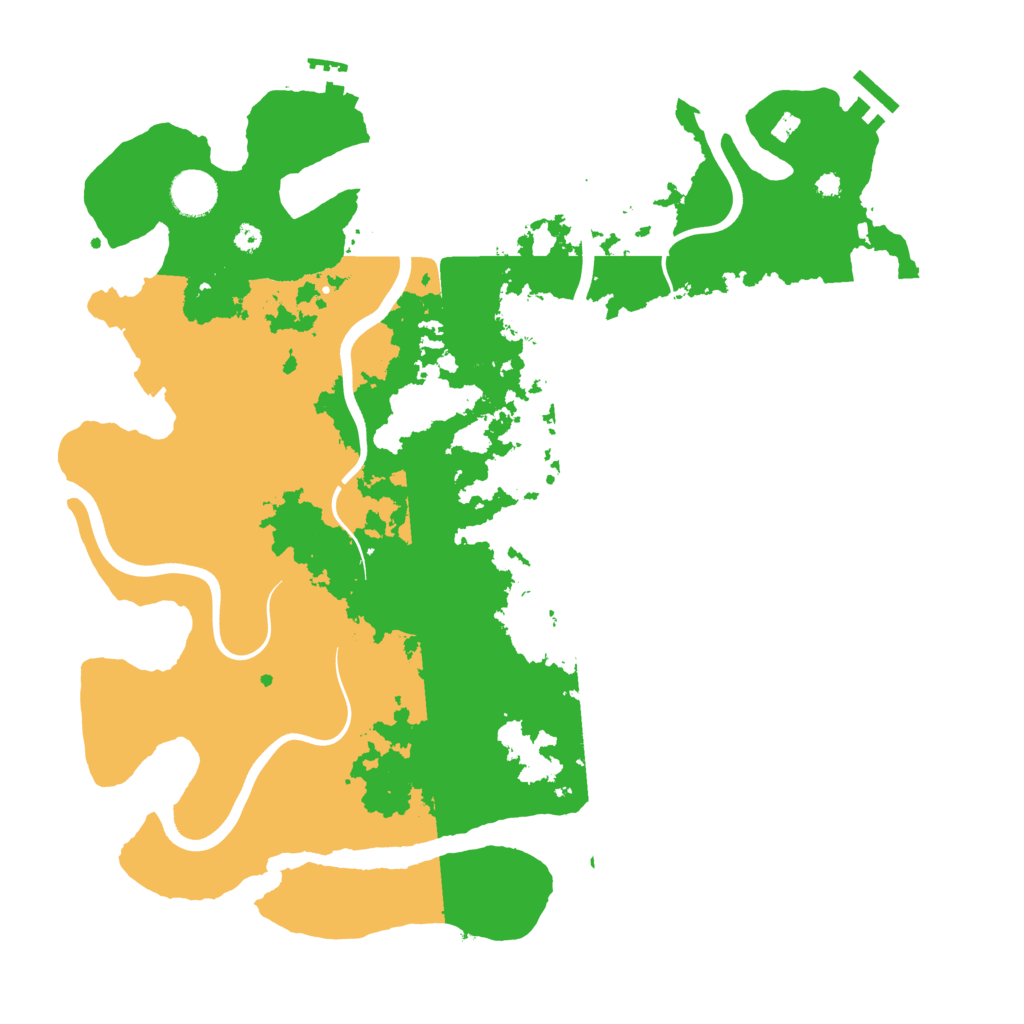 Biome Rust Map: Procedural Map, Size: 3850, Seed: 2129168096