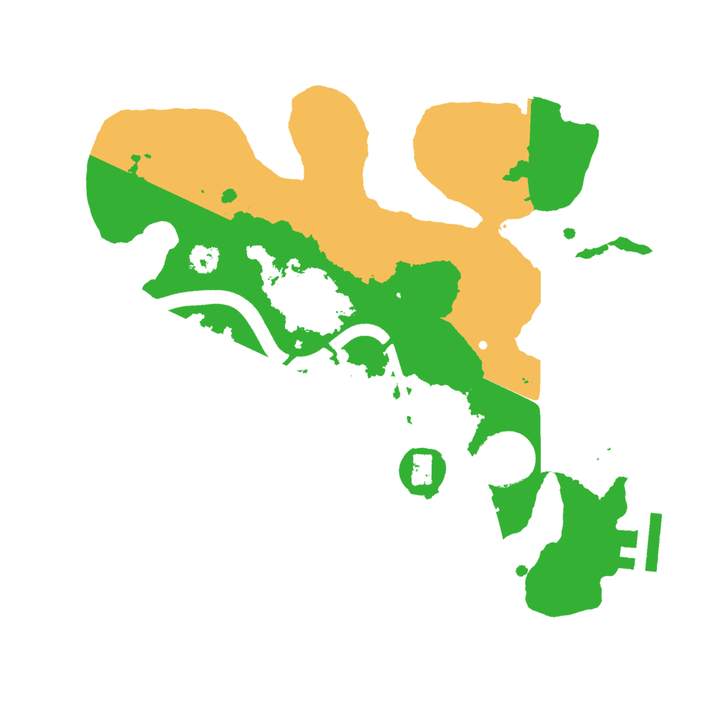 Biome Rust Map: Procedural Map, Size: 2500, Seed: 1933422684