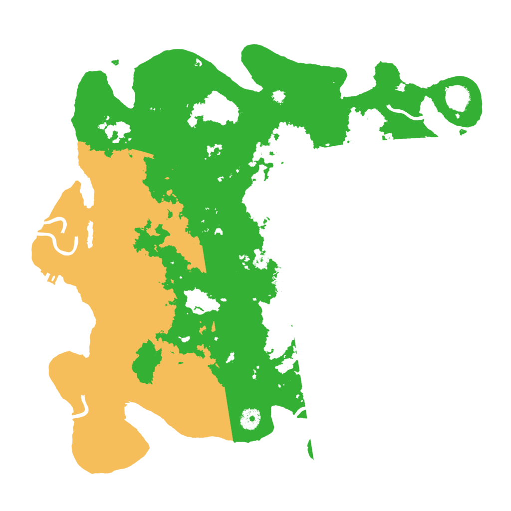 Biome Rust Map: Procedural Map, Size: 3700, Seed: 39222522