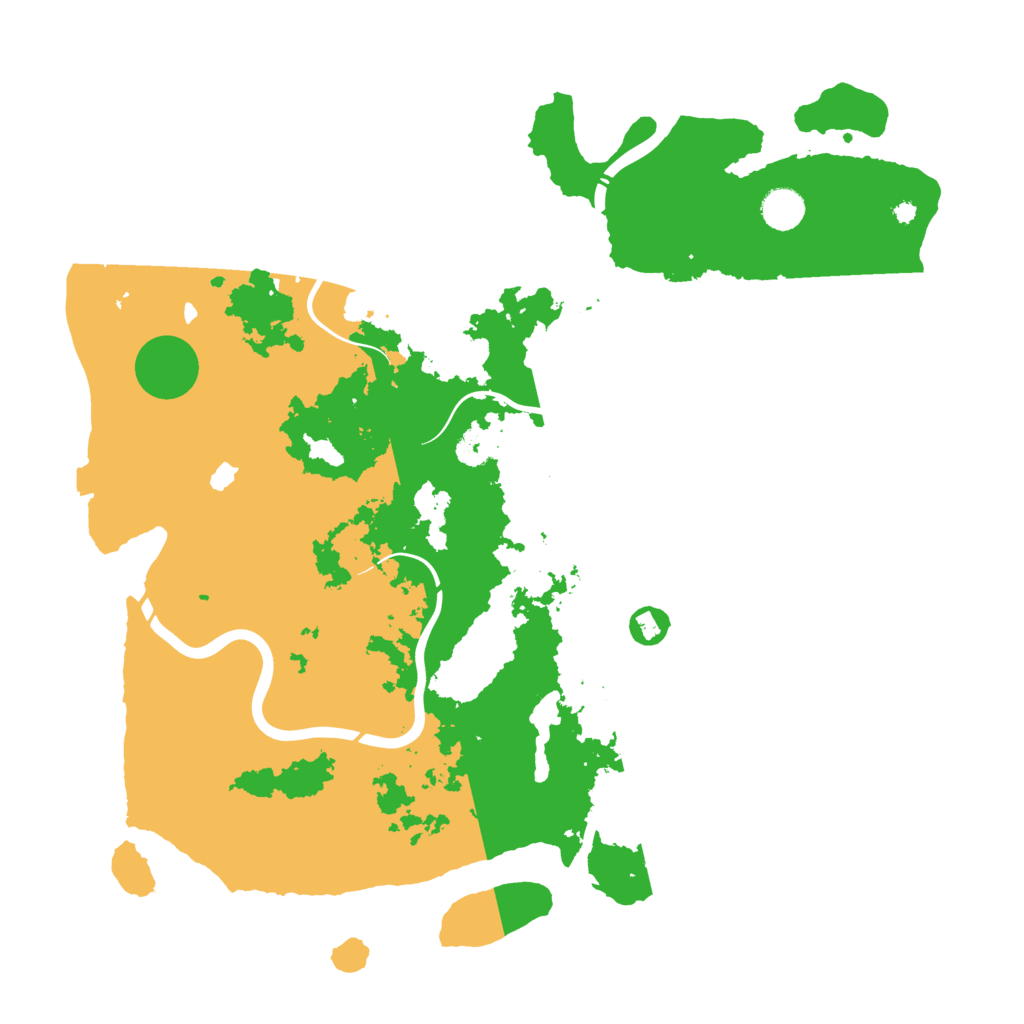 Biome Rust Map: Procedural Map, Size: 4250, Seed: 2278524