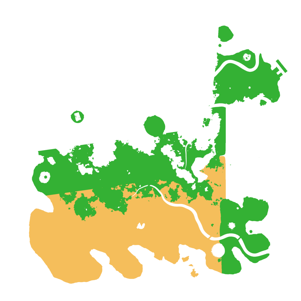Biome Rust Map: Procedural Map, Size: 4000, Seed: 458154658