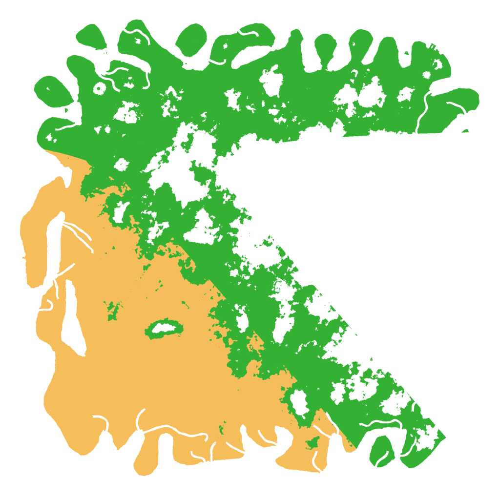 Biome Rust Map: Procedural Map, Size: 6000, Seed: 521822437