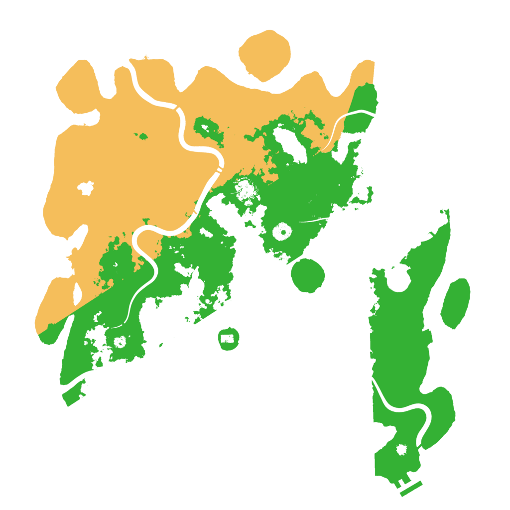 Biome Rust Map: Procedural Map, Size: 4250, Seed: 4583535