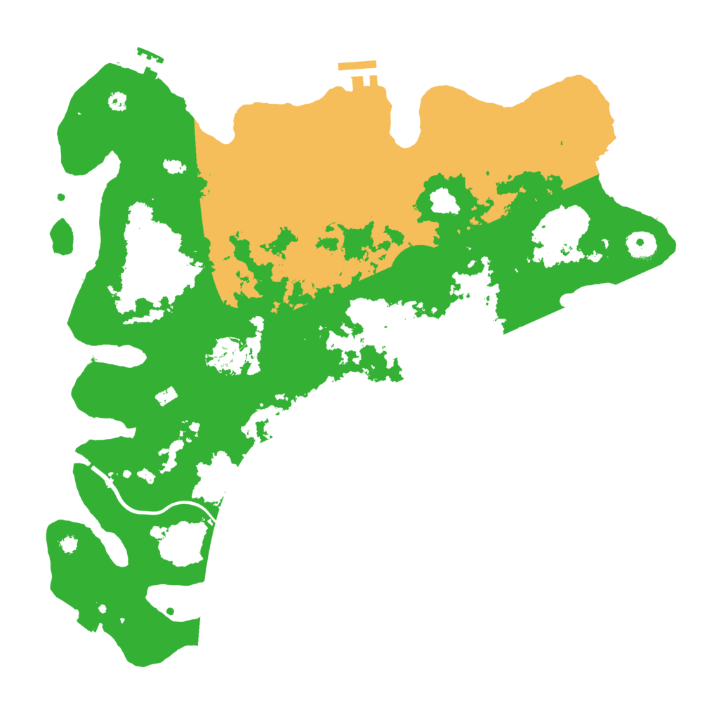 Biome Rust Map: Procedural Map, Size: 3800, Seed: 242