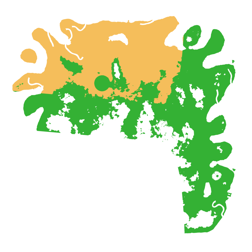 Biome Rust Map: Procedural Map, Size: 4250, Seed: 6157110